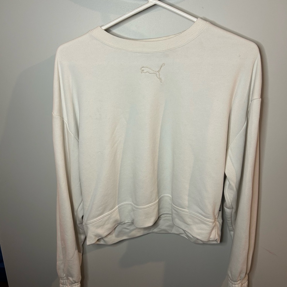 Puma Women's Off-White Sweatshirt